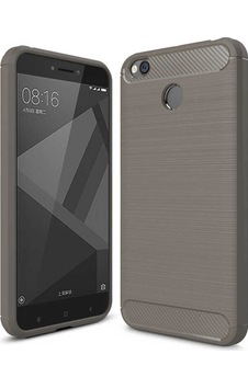 Xiaomi Redmi 4x Kılıf Zore Room Silikon Kapak Gri