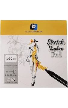 Alex Schoeller Eskiz Blok A5 Spiralli 180 Gr 25'li