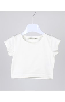 Escabel Kız Çocuk Straplez Tshirt Krem Escabel Kız Çocuk Straplez Tshirt Krem