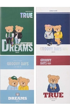 Deli Groovy Days Note Book A5 40yp. Full Force Is Cool Fa540 Deli Groovy Days Note Book A5 40yp. Full Force Is Cool Fa540