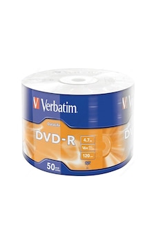Verbatim 4.7Gb 16X 120Dk. Boş Dvd-R 50 Li Paket Verbatim 4.7Gb 16X 120Dk. Boş Dvd-R 50 Li Paket