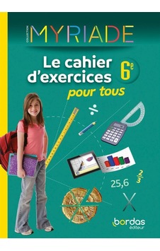 Maths 6e Myriade 9782047337752