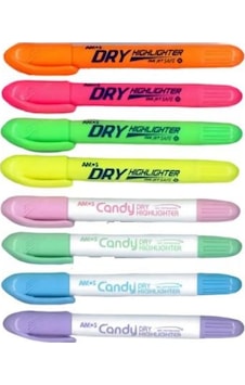 Ofisinn-Amos Dry Highlighter Jel Fosforlu Kalem 8 Renk Ofisinn-Amos Dry Highlighter Jel Fosforlu Kalem 8 Renk