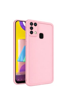 Samsung Galaxy M31 Ve M21s Ve F41 Uyumlu Kamera Çıkıntılı Mat Silikon Telefon Kılıfı Pembe Samsung Galaxy M31 Ve M21s Ve F41 Uyumlu Kamera Çıkıntılı Mat Silikon Telefon Kılıfı Pembe