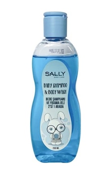 Sally Baby Shampoo & Body Wash 200 Ml Mavi