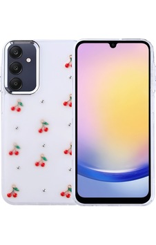 Galaxy A25 Kılıf Airbag Tasarımlı Simli Şeffaf Zore Kutup Kapak Kiraz Galaxy A25 Kılıf Airbag Tasarımlı Simli Şeffaf Zore Kutup Kapak Kiraz