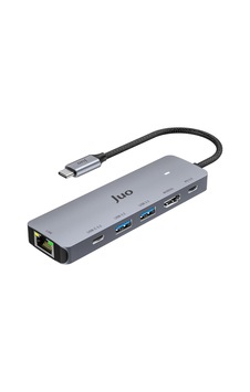 Juo Type-c 5gbps 100w 4k 60hz Hdmı Gigabit Ethernet Dönüştürücü Usb 3.2 Çoklayıcı Hub Sku: Mır8690010063533 Juo Type-c 5gbps 100w 4k 60hz Hdmı Gigabit Ethernet Dönüştürücü Usb 3.2 Çoklayıcı Hub Sku: Mır8690010063533
