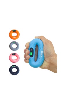 Sayaçlı El Güçlendirme Halkası - Akıllı Egzersiz Aleti - 30 Lb Karışık