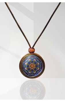 Tahtakolik Mandala Ahşap Kolye Gümüş Tahtakolik Mandala Ahşap Kolye Gümüş