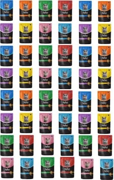 Reflex Karışık Soslu Yetişkin Kedi Yaş Maması 48 x 85 G Reflex Karışık Soslu Yetişkin Kedi Yaş Maması 48 x 85 G