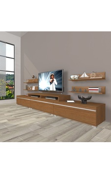 Decoraktiv Ekoflex 270r Mdf Tv Ünitesi Tv Sehpası Ceviz Decoraktiv Ekoflex 270r Mdf Tv Ünitesi Tv Sehpası Ceviz