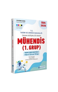 2026 Gys Üds Tarım Ve Orman Bakanlığı Mühendis 1. Grup Görsel Hibrit Kitap Görevde Yükselme Ünvan Değişikliği Gys Akademi Yayınları 2026 Gys Üds Tarım Ve Orman Bakanlığı Mühendis 1. Grup Görsel Hibrit Kitap Görevde Yükselme Ünvan Değişikliği Gys Akademi Yayınları