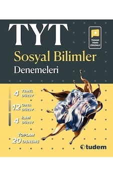 TYT Sosyal Bilimler Denemeleri -  Tudem Yayınları