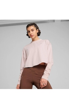 Puma 52568849 Studio Cloudspun Crew - Short Kadın Sweatshirt Pembe Puma 52568849 Studio Cloudspun Crew - Short Kadın Sweatshirt Pembe