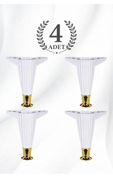 Nefes Model 12cm Beyaz Gold Altın Mobilya Koltuk Ayağı, Baza Ayağı, Sehpa, Tv Ünite Ayak Yükseltici Beyaz Beyaz Nefes Model 12cm Beyaz Gold Altın Mobilya Koltuk Ayağı, Baza Ayağı, Sehpa, Tv Ünite Ayak Yükseltici Beyaz Beyaz