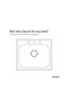 Moen 7906 Musluk, Krom, 0.5 Açık Bej