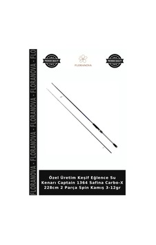 Özel Üretim Keşif Eğlence Su Kenarı Captain 1364 Safina Carbo-x 228cm 2 Parça Spin Kamış 3-12gr Standart Özel Üretim Keşif Eğlence Su Kenarı Captain 1364 Safina Carbo-x 228cm 2 Parça Spin Kamış 3-12gr Standart