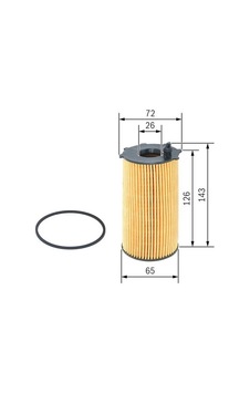 BOSCH F026407154 YAĞ FİLTRESİ ACTYON 11- KORANDO 10- REXTON 12- R
