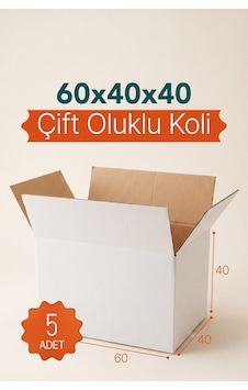 5 Adet 60x40x40 Cm Bc Dalga Çift Oluklu Beyaz Taşınma Kolisi Büyük Boy Dayanıklı Koli 5 Adet 60x40x40 Cm Bc Dalga Çift Oluklu Beyaz Taşınma Kolisi Büyük Boy Dayanıklı Koli
