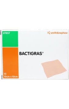 Smith&Nephew Bactigras Parafinli Tül Sargı Yara Bakım Örtüsü 10 x 10 CM Smith&Nephew Bactigras Parafinli Tül Sargı Yara Bakım Örtüsü 10 x 10 CM