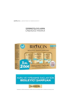 Bioxcin Besleyici Yağlar Şampuan 300 Ml - 3 Al 2 Öde Bioxcin Besleyici Yağlar Şampuan 300 Ml - 3 Al 2 Öde