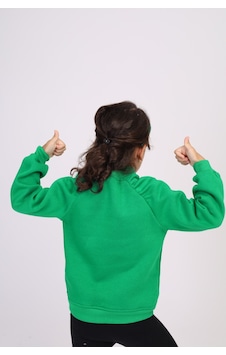 Toontoy Kids Toontoy Kız Çocuk Sweatshirt Çimen Yeşili Toontoy Kids Toontoy Kız Çocuk Sweatshirt Çimen Yeşili