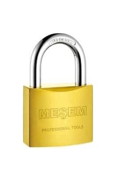 Asma Kilit Meşem Sarı 32mm Asma Kilit Meşem Sarı 32mm
