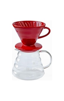 Hario V60 02 Kahve Demleme Seti Kırmızı Hario V60 02 Kahve Demleme Seti Kırmızı