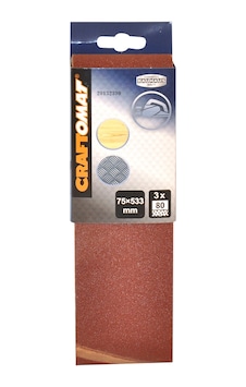 Craftomat 3'lü 75x533 Mm Zımpara Bandı 3'li Avantaj Paketi Mıchu Craftomat 3'lü 75x533 Mm Zımpara Bandı 3'li Avantaj Paketi Mıchu
