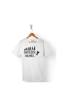 Sherlock Holmes Evrim The Evolutıon Of Man Erkek Tişört 001