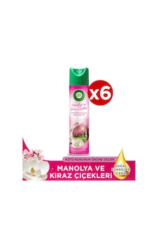 Airwick Aerosol 300 Ml. Manolya Ve Kiraz Çiçekleri 6'lı Kiraz Çiçeği Airwick Aerosol 300 Ml. Manolya Ve Kiraz Çiçekleri 6'lı Kiraz Çiçeği