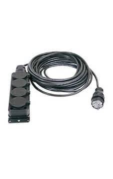4'lü 15 Metre Ip44 Topraklı Kauçuk Uçlu Seyyar Uzatma Kablosu 3x2.5 Mm² Ttr/cca 15 M 4'lü 15 Metre Ip44 Topraklı Kauçuk Uçlu Seyyar Uzatma Kablosu 3x2.5 Mm² Ttr/cca 15 M