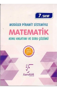 7 Sınıf Matematik Konu Anlatımı Modüler Set Karekök Yayınları 7 Sınıf Matematik Konu Anlatımı Modüler Set Karekök Yayınları