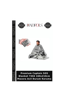 Premium Captain Sos Blanket 7404 160x210cm Macera Acil Durum Koruma Standart Premium Captain Sos Blanket 7404 160x210cm Macera Acil Durum Koruma Standart