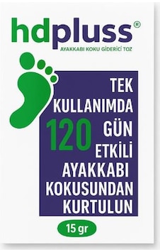 Hdpluss Ayakkabı Koku Giderici Toz 15 Gr Hdpluss Ayakkabı Koku Giderici Toz 15 Gr