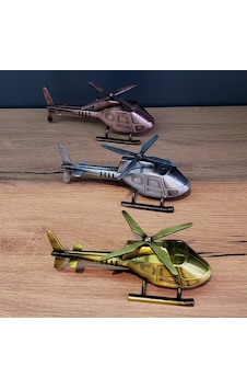 Dekoratif Metal Helikopter - Dekoratif Metal Helikopter -