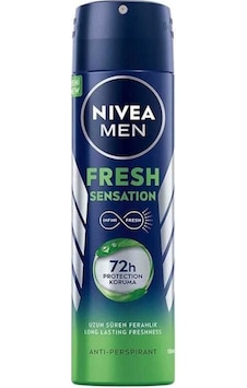 Nivea Men Fresh Sensation Sprey Deodorant 150ml 5 Adet Nivea Men Fresh Sensation Sprey Deodorant 150ml 5 Adet