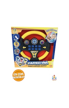 Türkçe Sesli Müzikli Eğitici Yarışçı Didi Erdem Oyuncak Kutulu Direksiyon Müzik Çalar Sarı Renk Türkçe Sesli Müzikli Eğitici Yarışçı Didi Erdem Oyuncak Kutulu Direksiyon Müzik Çalar Sarı Renk