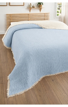 5 Katlı Tek Kişilik Müslin Yatak Örtüsü -dolgulu, %100 Pamuk Yorgan - 160x220 Cm-bebe Mavisi Bebemavısı Mavi 5 Katlı Tek Kişilik Müslin Yatak Örtüsü -dolgulu, %100 Pamuk Yorgan - 160x220 Cm-bebe Mavisi Bebemavısı Mavi