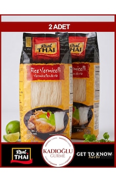 Real Thai Pirinç Şehriye Rice Vermicelli 375 Gr X 2 Adet Real Thai Pirinç Şehriye Rice Vermicelli 375 Gr X 2 Adet