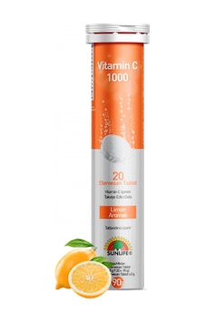 Sunlife Vitamin C Limon Aromalı Efervesan Tablet Sunlife Vitamin C Limon Aromalı Efervesan Tablet