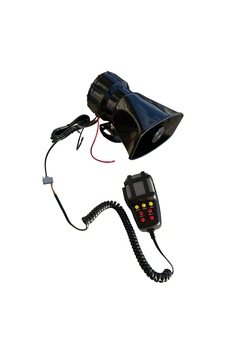 Siren Mikrofonlu Konusmalı 7 Sesli 12v