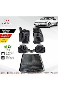 Volkswagen Passat B8 Paspas Bagaj Havuzu 2015 2023 Arası 3d Ultraflex Set Volkswagen Passat B8 Paspas Bagaj Havuzu 2015 2023 Arası 3d Ultraflex Set