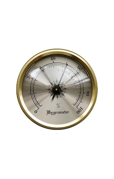 North Humidor Puro Nem Saati Higrometre Gold 3.5 CM North Humidor Puro Nem Saati Higrometre Gold 3.5 CM