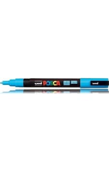 Unıball Posca Markör Açık Mavi 0.9-1.3 Çok Renkli Unıball Posca Markör Açık Mavi 0.9-1.3 Çok Renkli