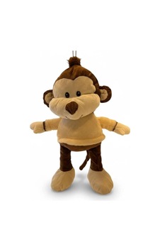 Buğz Pl62881 45 Cm Sevimli Peluş Maymun-hly Açık Gri