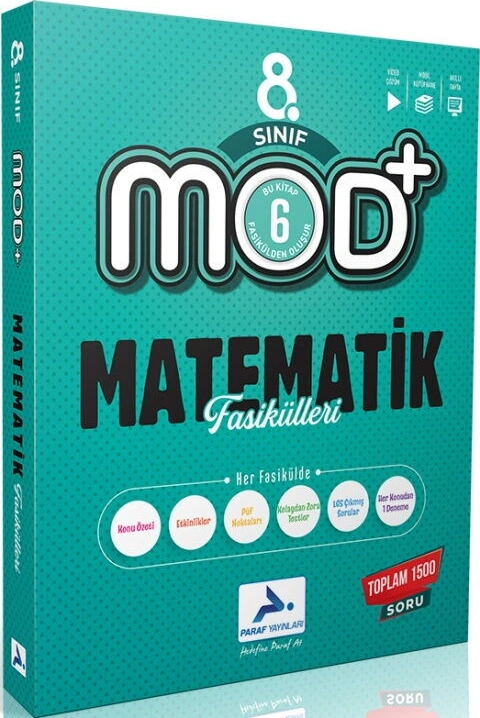 Paraf Yayınları 8. Sınıf Matematik Mod Fasikülleri Paraf Yayınları 8. Sınıf Matematik Mod Fasikülleri