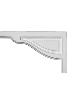 Millwork Sb11 X 07tr-l 11 3/4 İnç W 7 3/8 H 1/2 D Büyük Geleneksel Merdiven Tutucu, Sb11x07tr-l Millwork Sb11 X 07tr-l 11 3/4 İnç W 7 3/8 H 1/2 D Büyük Geleneksel Merdiven Tutucu, Sb11x07tr-l