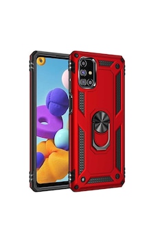 Samsung Galaxy Uyumlu M31s Kılıf Tank Zırh Yüzüklü Mıknatıslı Standlı Kapak Vega Samsung Galaxy Uyumlu M31s Kılıf Tank Zırh Yüzüklü Mıknatıslı Standlı Kapak Vega
