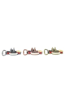 Metal İstanbul Temalı Yöresel Magnet Açacak Model 3 Çok Renkli